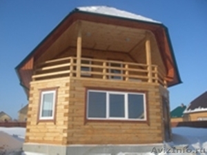 Строительство деревянных коттеджей, домов, бань, дачных домиков. - Изображение #1, Объявление #346428