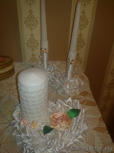 свеча на свадьбу "семейный очаг" +родительские свечи - Изображение #2, Объявление #275584