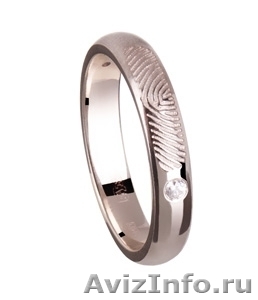 Ищете по-настоящему оригинальные обручальные кольца? Как насчет колец с отпечатк - Изображение #1, Объявление #387323