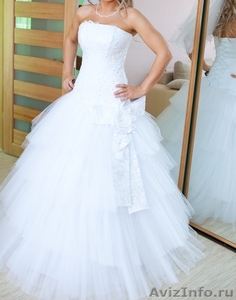 Продам красивое белое свадебное платье - Изображение #1, Объявление #402762