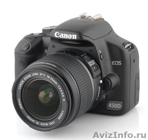 Продам зеркальный фотоаппарат Canon 450D EF-S 18-55 f3.5-5.6 IS - Изображение #1, Объявление #462441