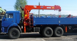 КАМАЗ 43118 с крановой установкой KANGLIM KS 1256G-2