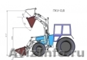 Погрузчик фронтальный ПКУ-0,8 для трактора Беларус 82.1 - Изображение #3, Объявление #739303