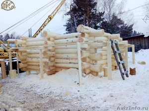 Бревенчатый рубленый сруб дома, бани из Красноярска.  - Изображение #9, Объявление #1345885