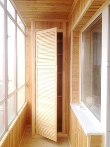 Красивый балкон. Отделка деревянной вагонкой  v  Красноярске - Изображение #10, Объявление #1552744
