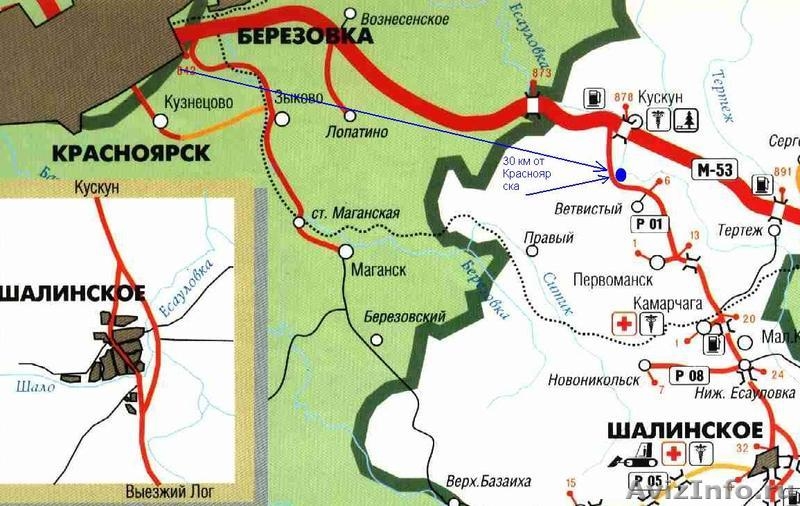 45,65 Га в 25 км. от Красноярска, Лпх, река, ручьи, свет, первая линия - Изображение #2, Объявление #231814